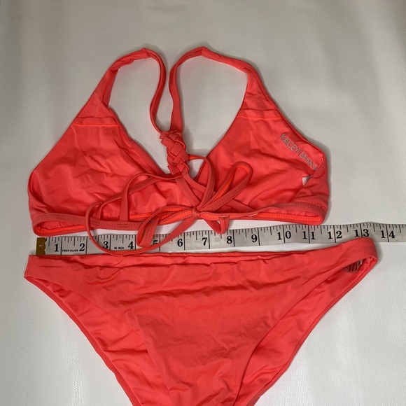 kacey shana pink bikini top and bottom bathing suit size small - Picture 10 of 13